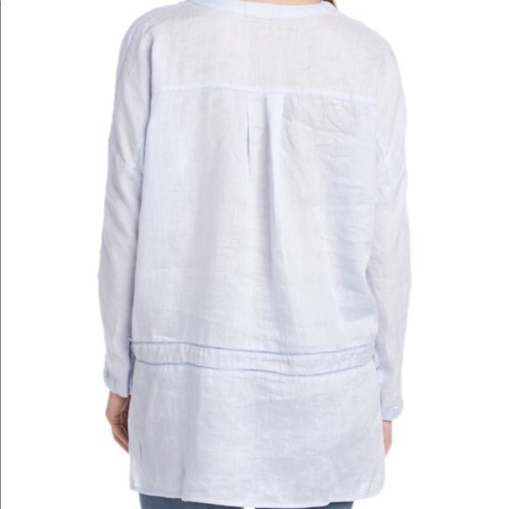 Anthro 4our Dreamers linen blouse - Picture 2 of 6